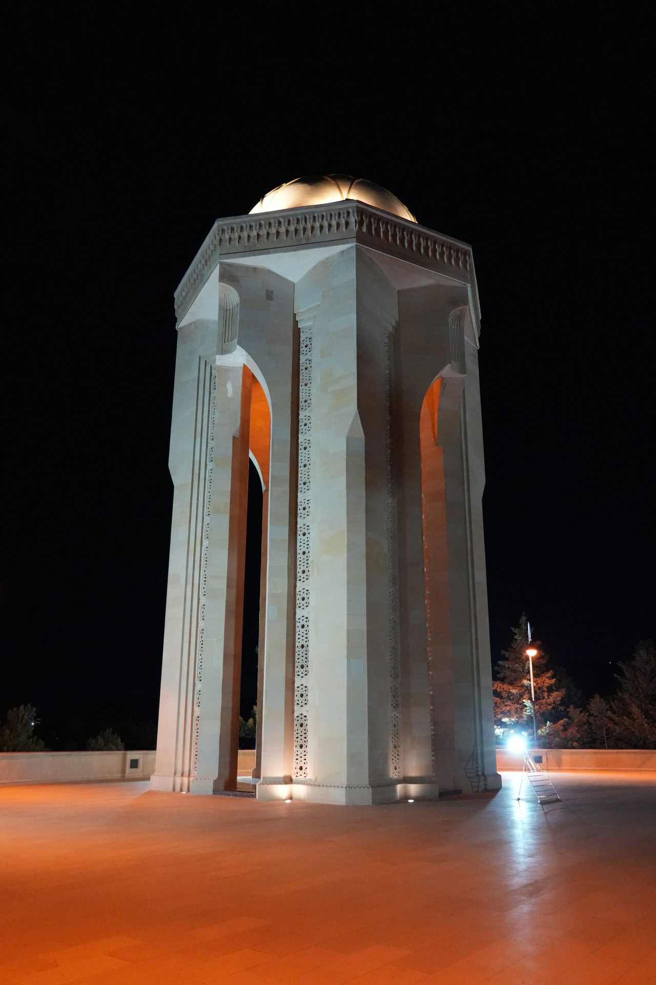 The Eternal Flame Memorial in Baku