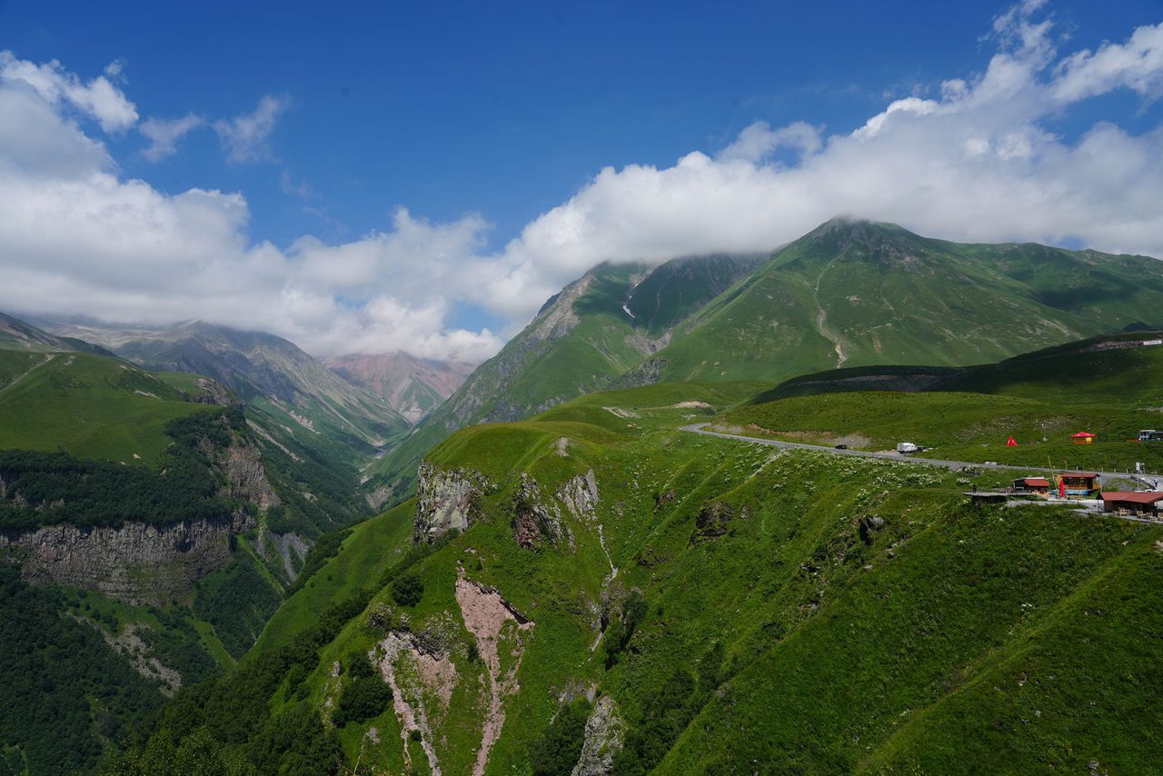 The scenic Georgian Military Highway
