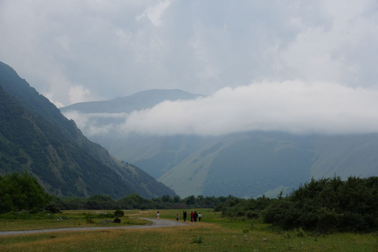 Trekking through the Kazbegi valleys