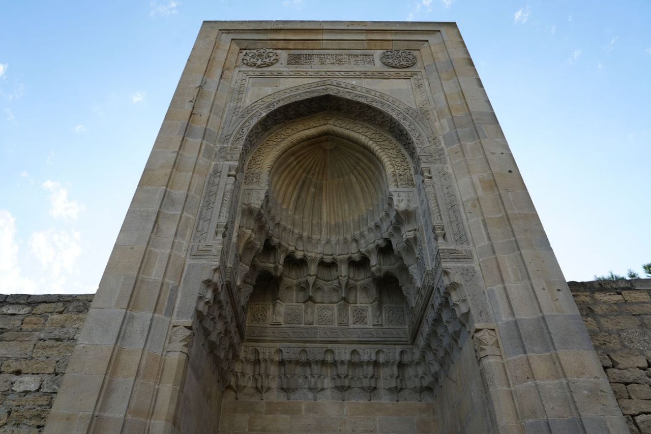 The historic Murad's Gate at Palace of the Shirvanshahs