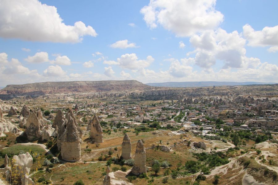 Panoramic view of Göreme town