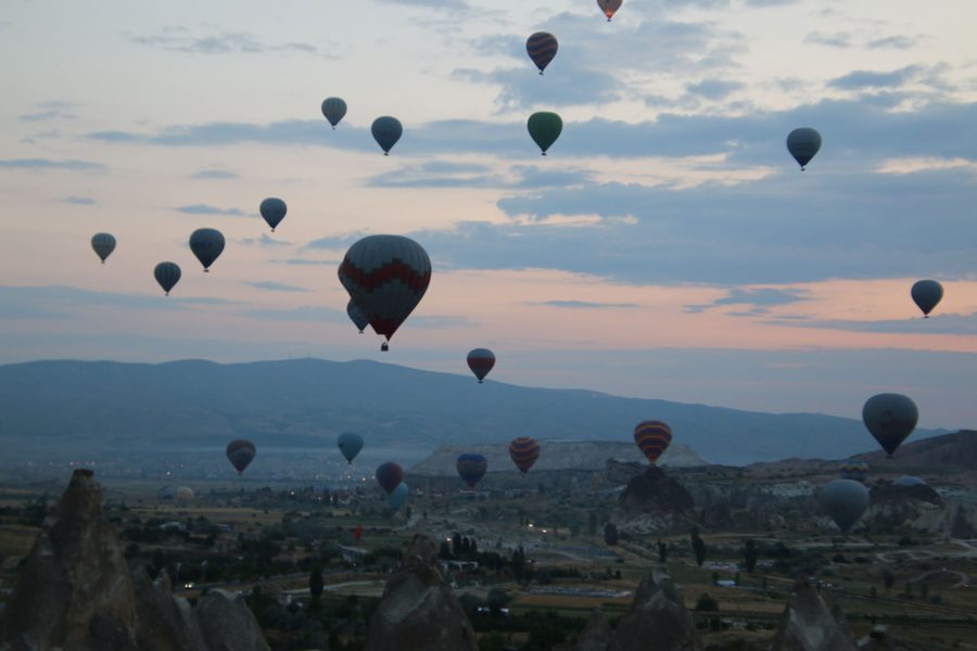 Ballooning at dawn