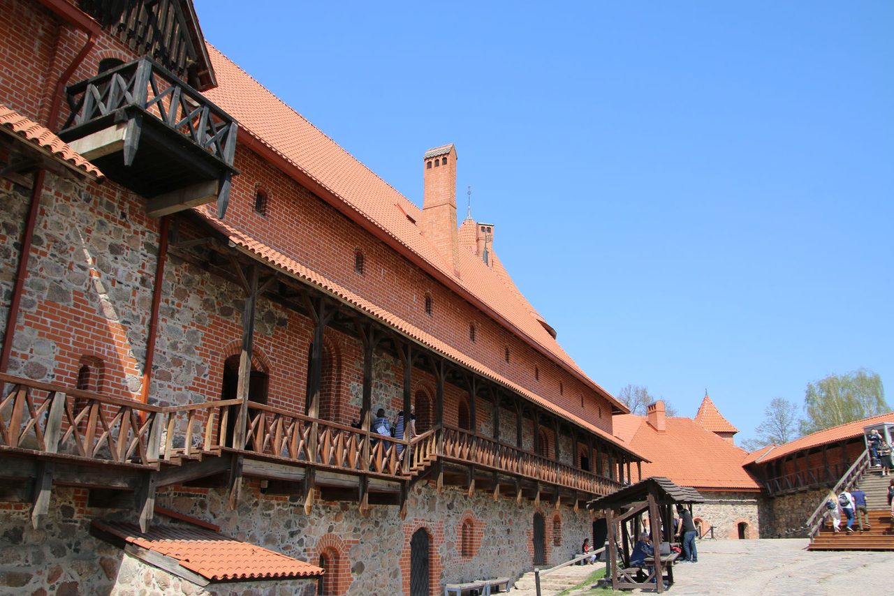 Trakai Castle Palace Galleried Courtyard
