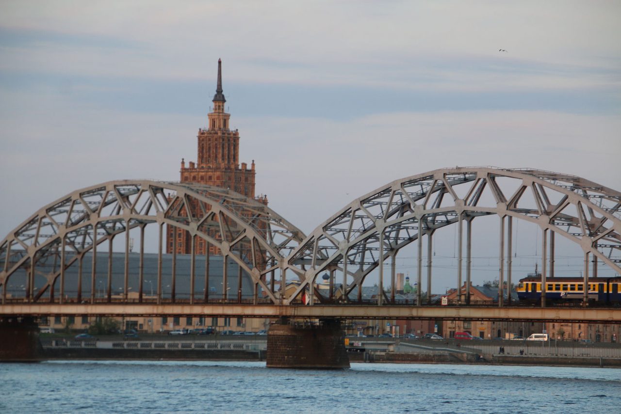 Railway Bridge and Latvian Academy of Sciences