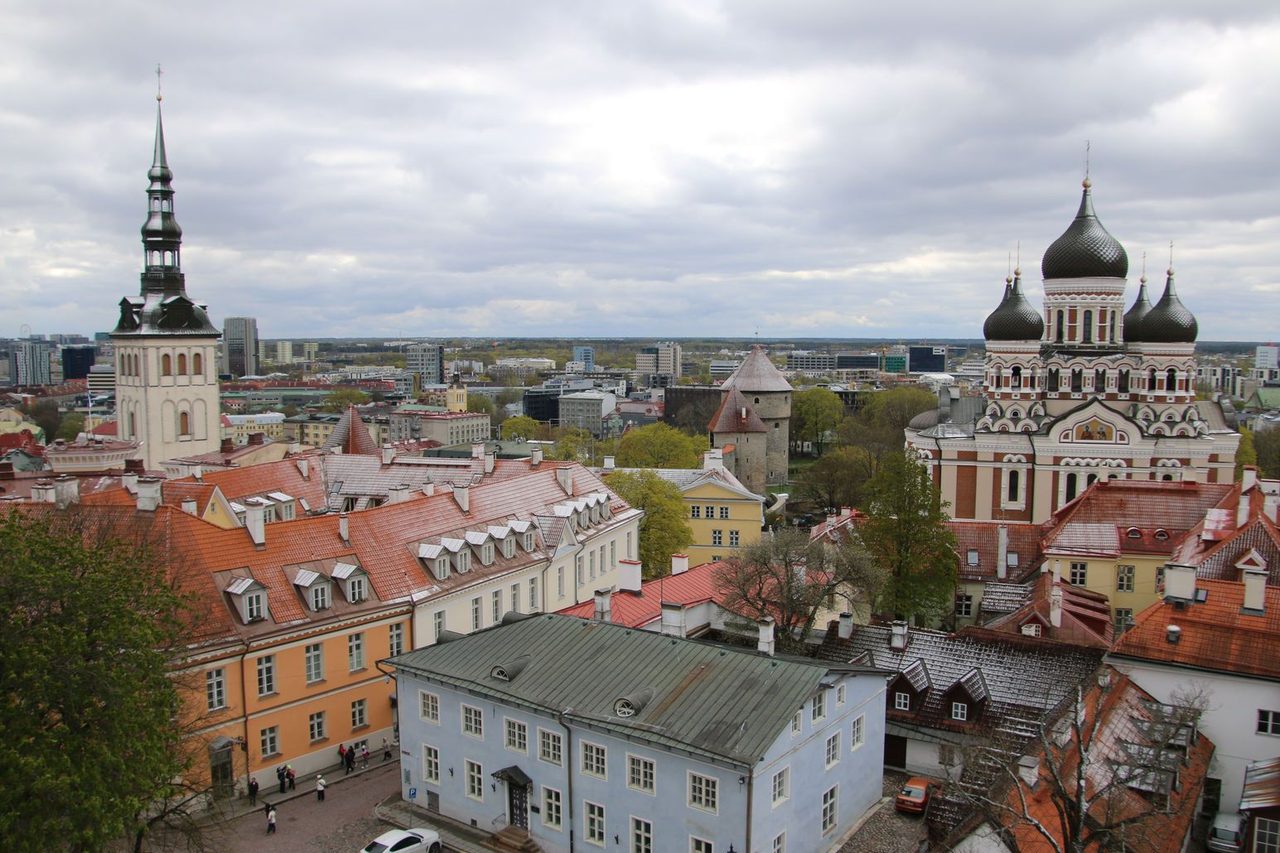 The Old Town skyline with the cathedral