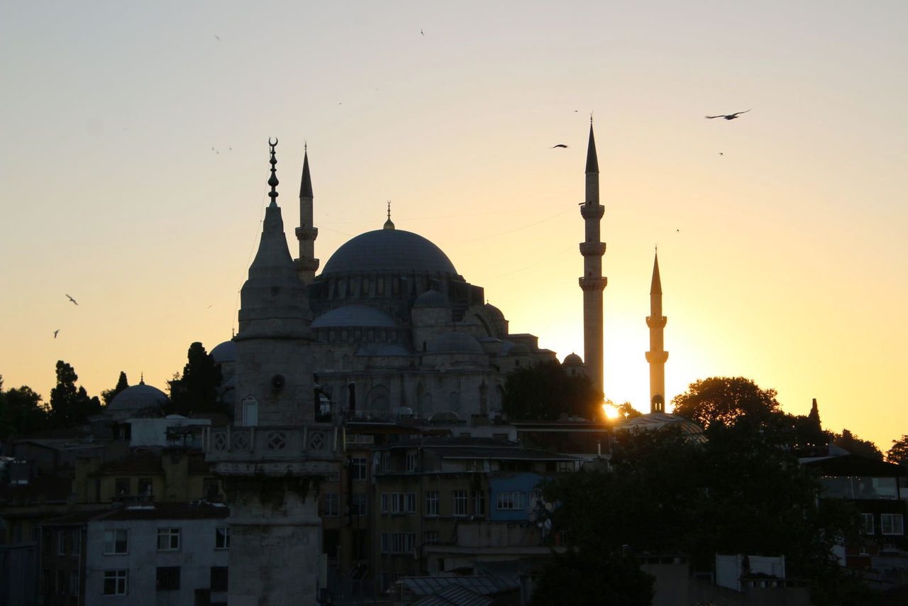The Mosque at Sunset