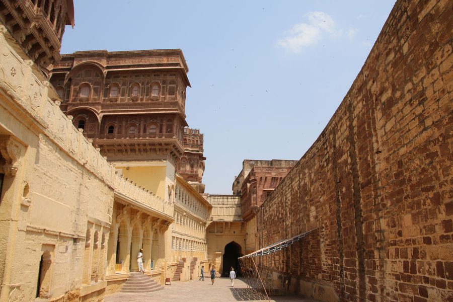 Mehrangarh Fort (Courtyard Pathway to Palaces)