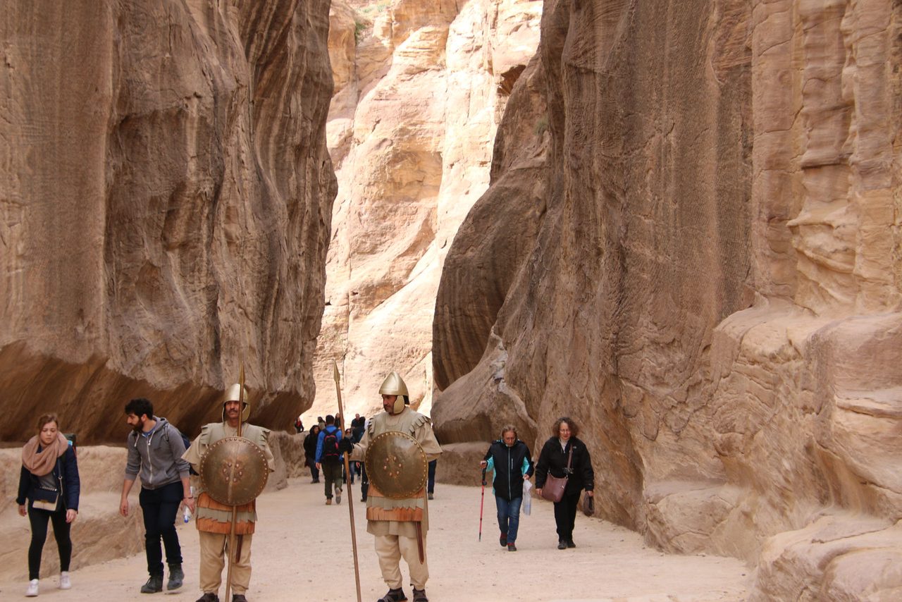 Walking through The Siq