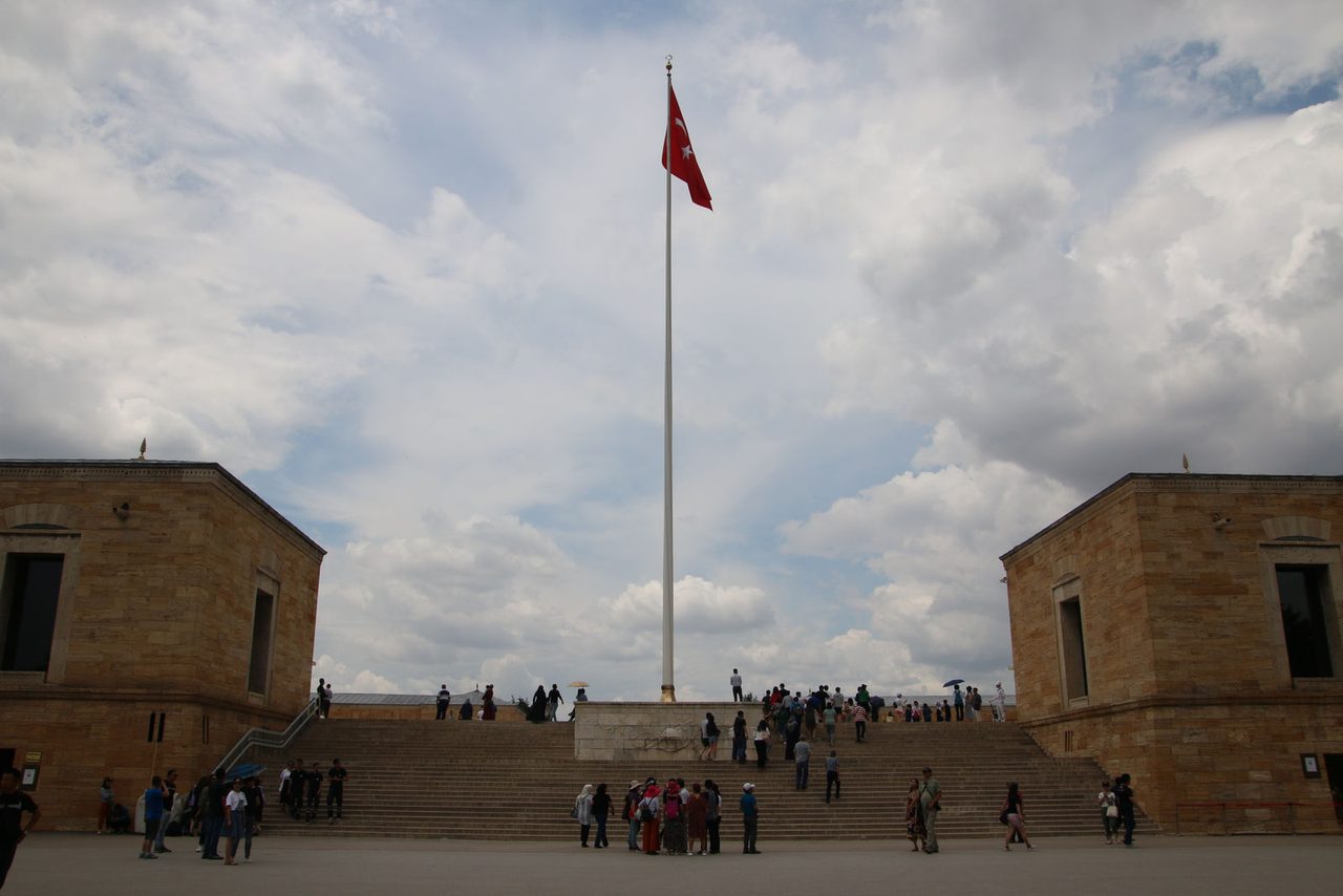The Giant Flag at Anıtkabir