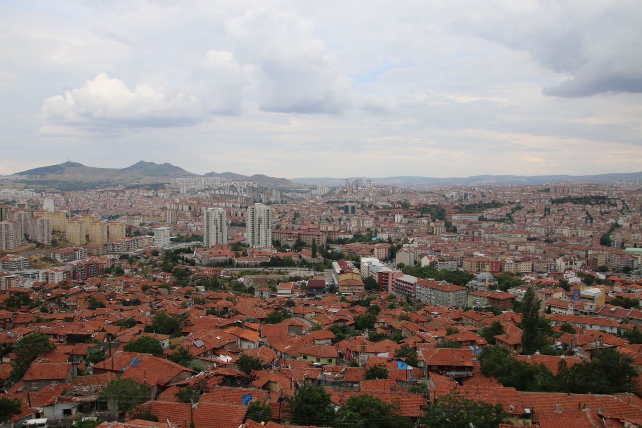 The Endless View from Ankara Castle