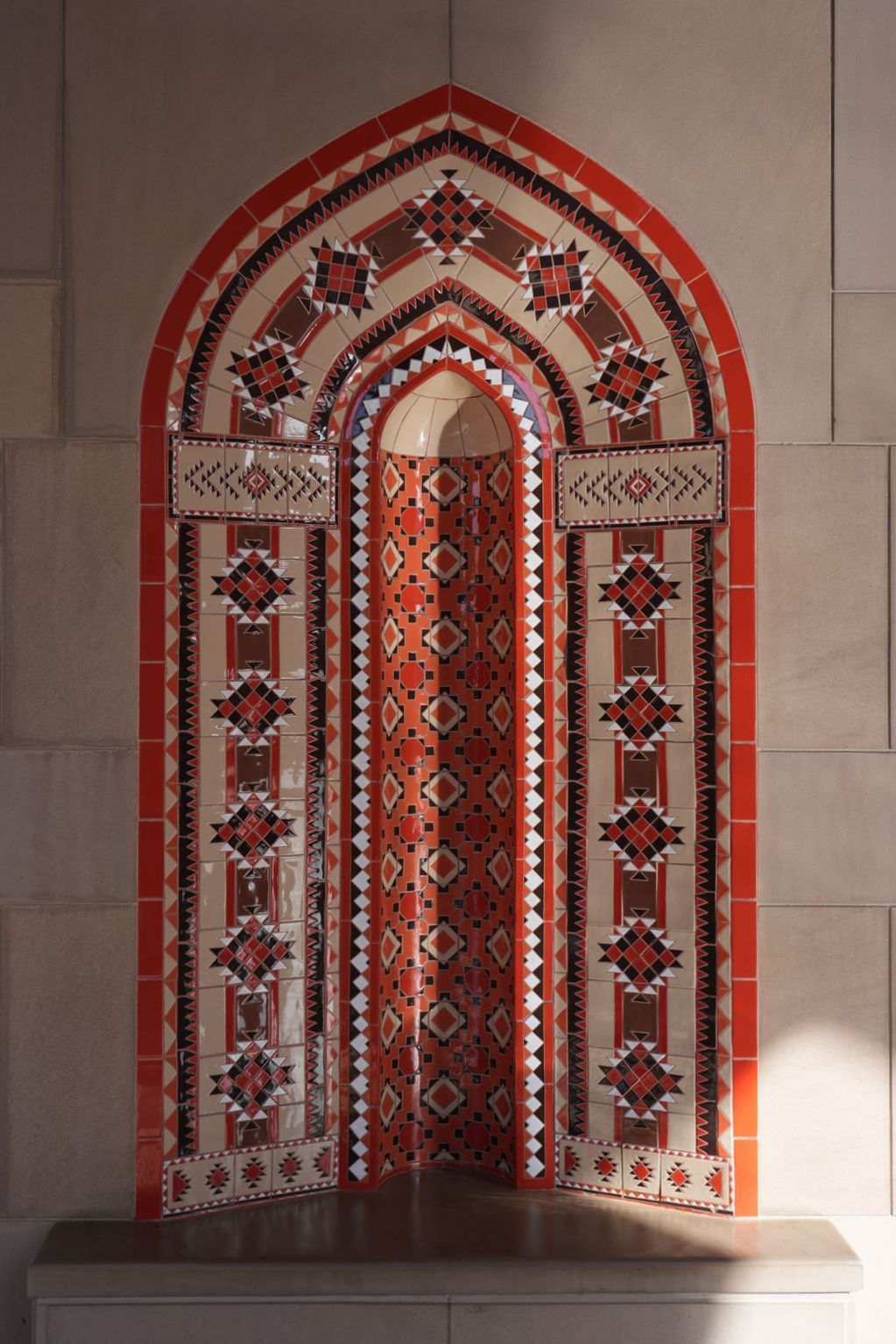 Islamic Geometric Mosaic Wall