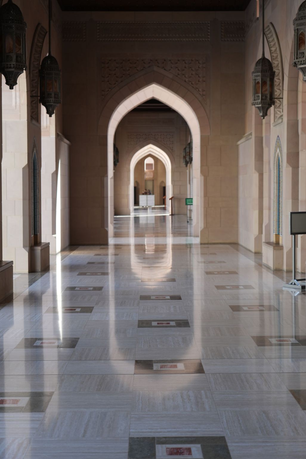 The Archways and Polished Marble Floor
