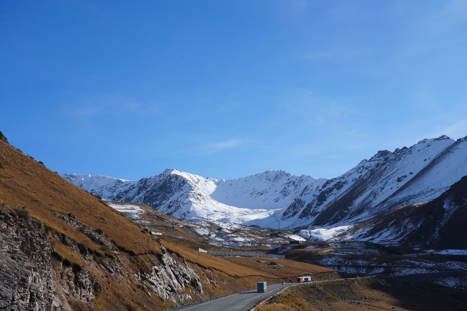 On the Road from Osh to Bishkek