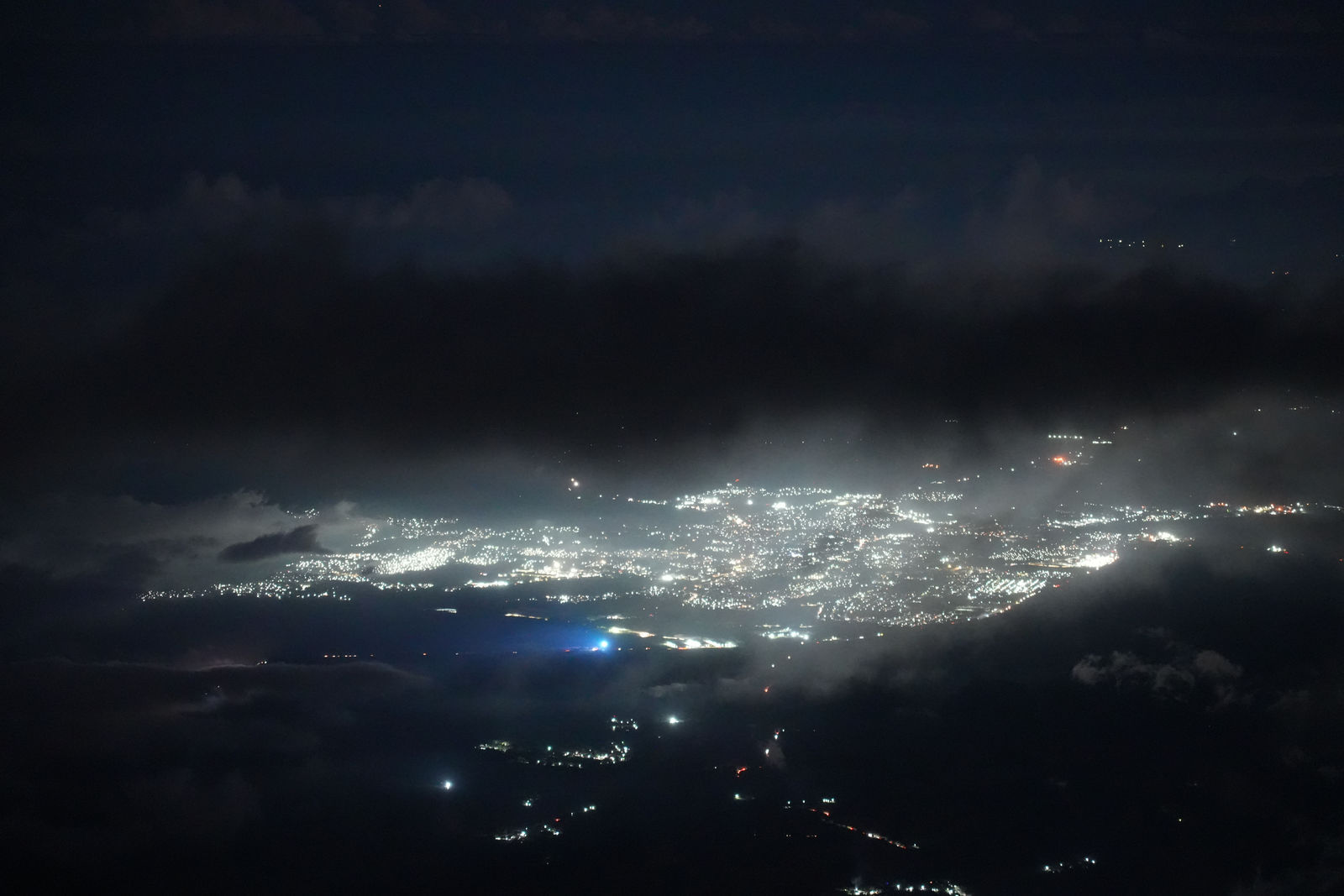 View of the Town from Acatenango Base Camp