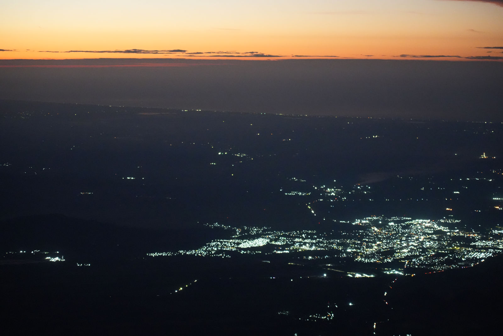 View of the Town from Acatenango Base Camp