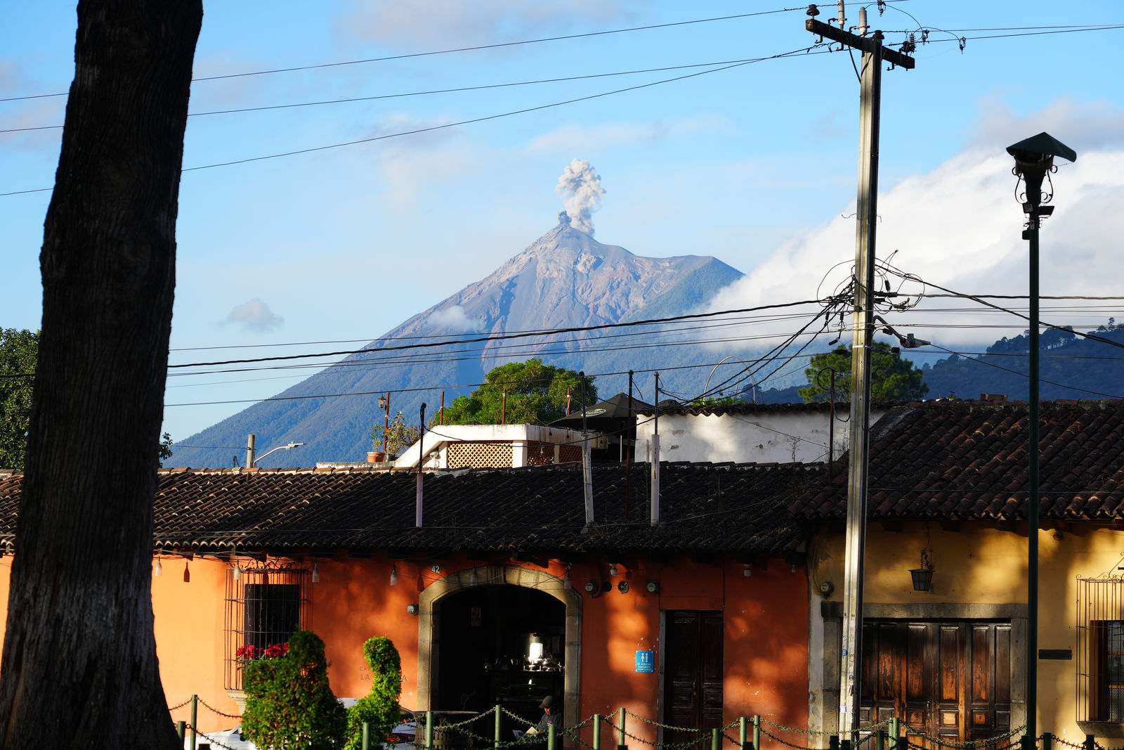 Eruption of Volcán de Fuego