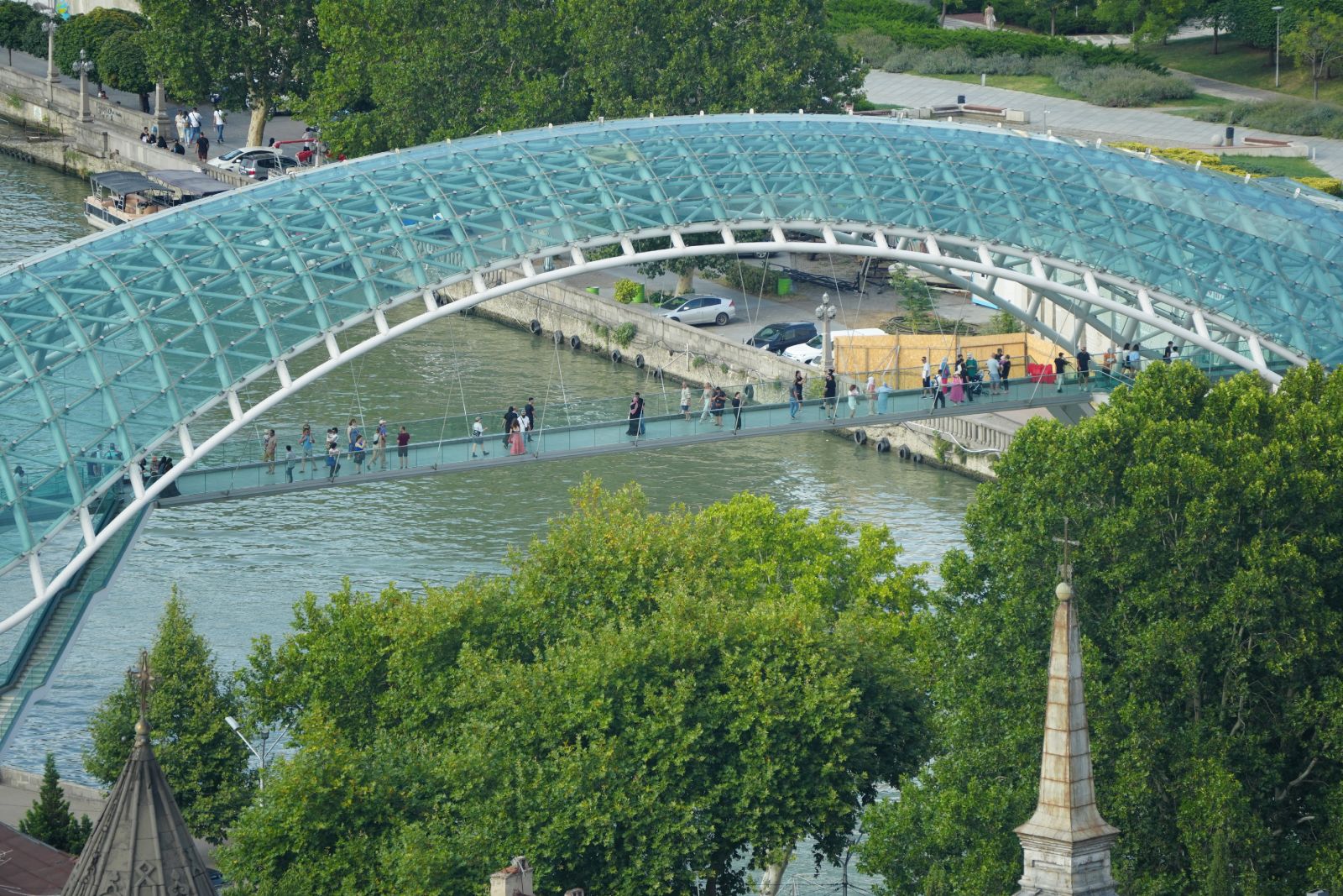 The iconic Bridge of Peace
