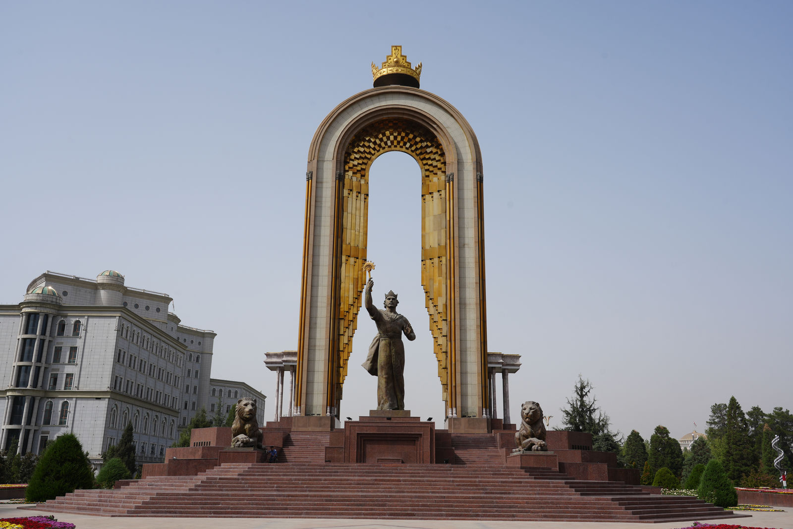 Ismoil Somoni Monument