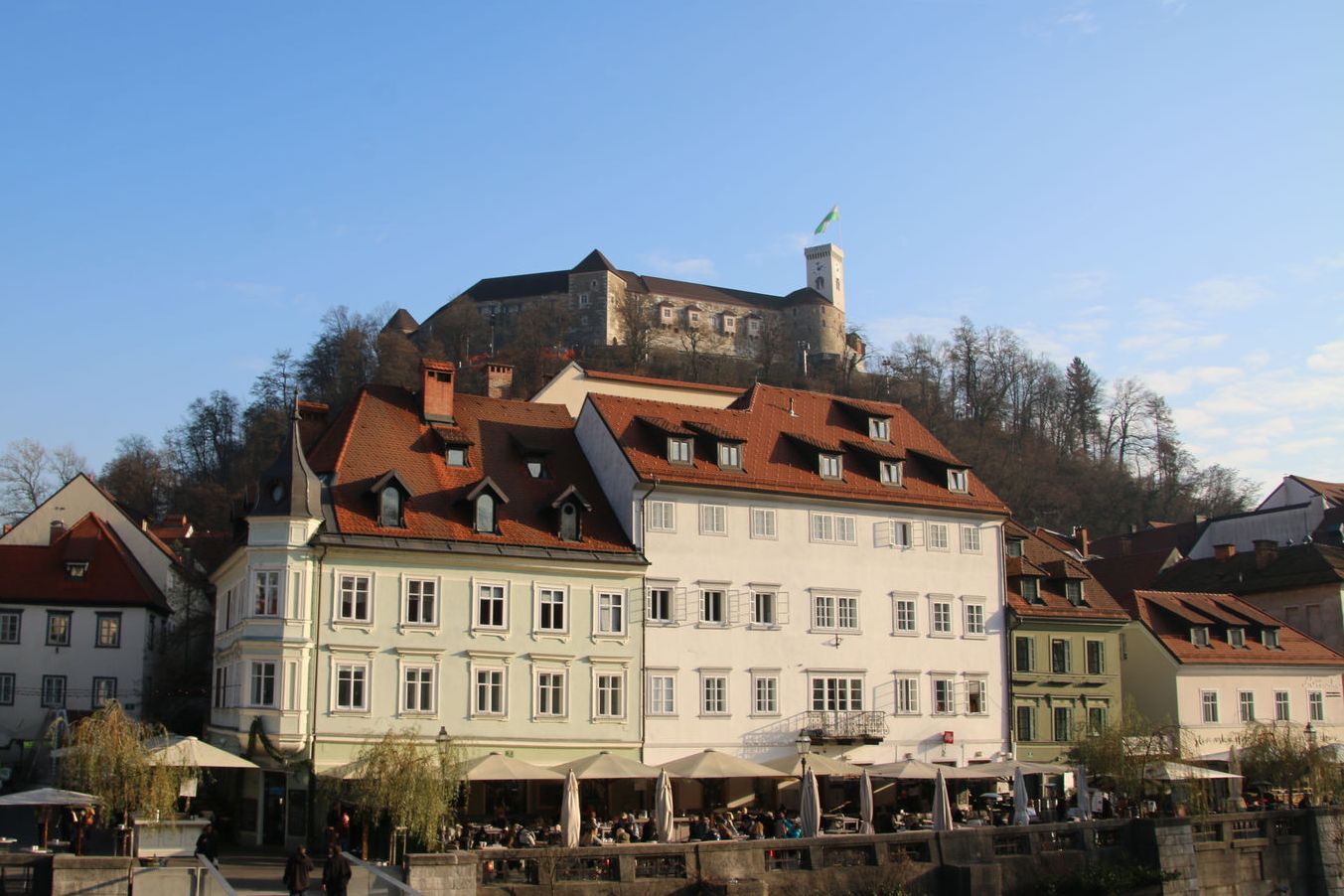 Ljubljana Castle overlooking the Old Town