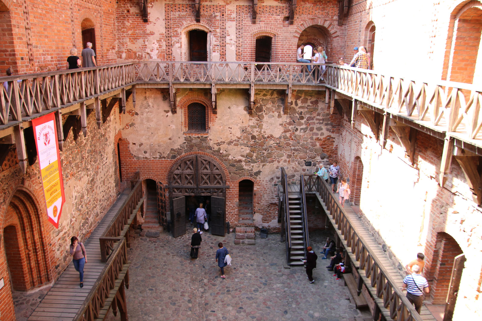 Trakai Castle Courtyard