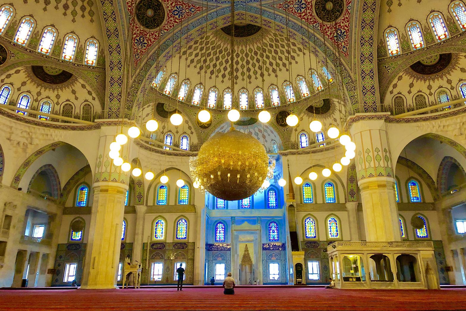 Inside the Magnificent Kocatepe Mosque