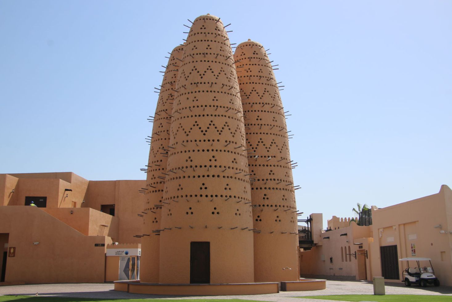 The historic Pigeon Towers at Katara Cultural Village