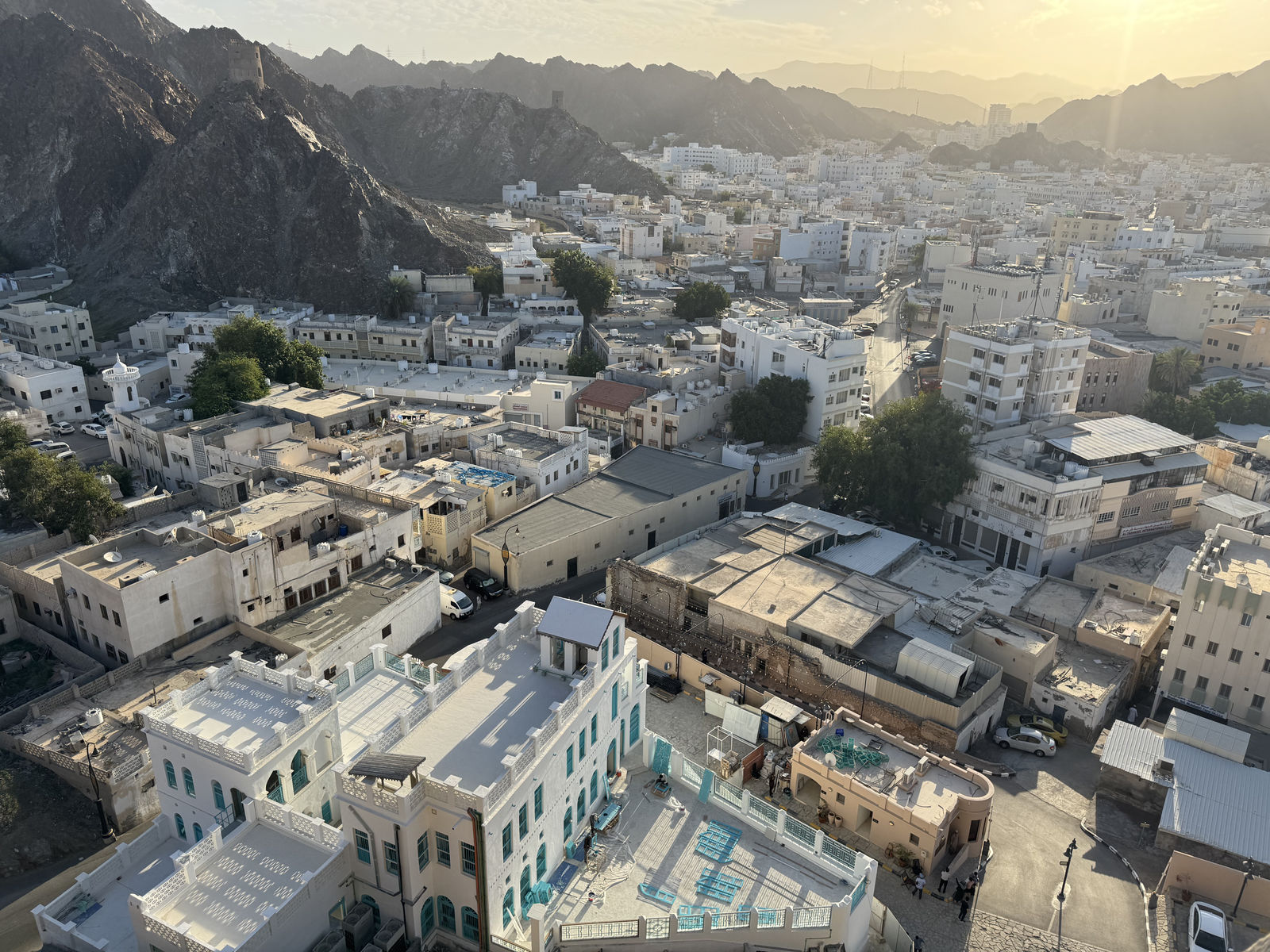 Overlooking the Old Town of Mutrah