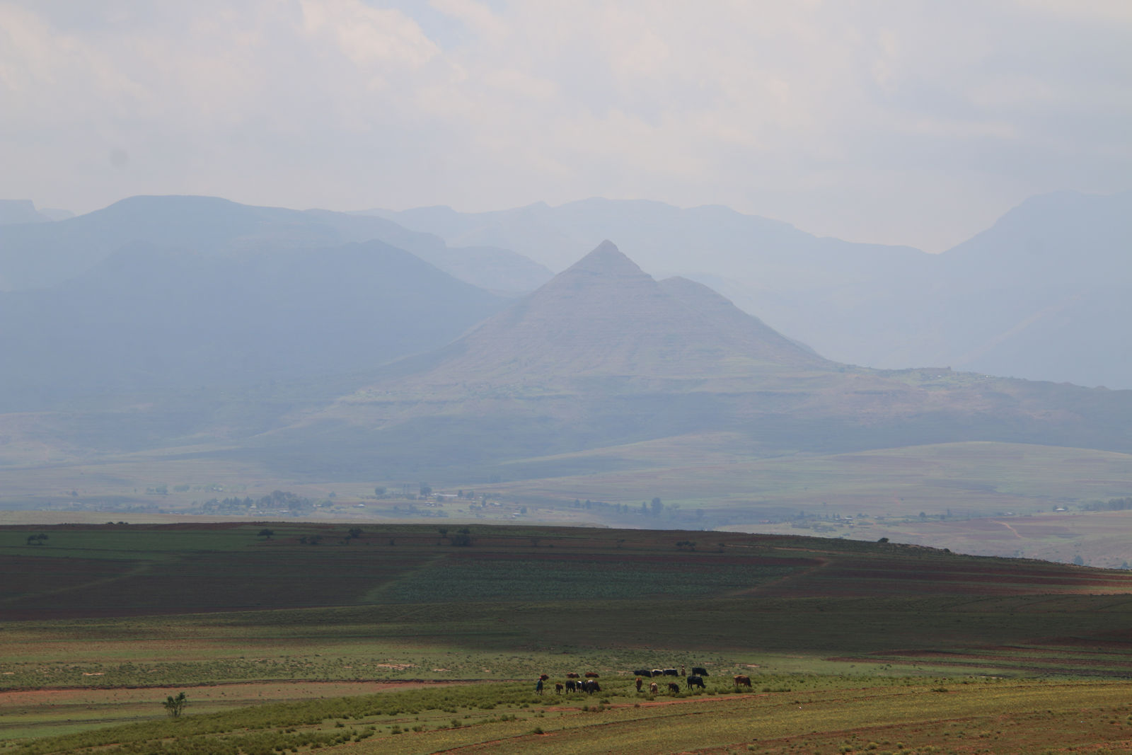 A Pyramid-Shaped Mountain